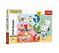Trefl - Peanuts, Snoopy e amici - Puzzle da 200 pezzi - Puzzle colorato con personaggi dei cartoni animati, per bambini dai 7 anni in su