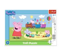 Puzzle TREFL Peppa Pig: Treno Felice 15 pezzi