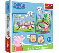 Puzzle e memory Peppa Pig Radosne Chwile
