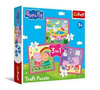 Puzzle 3 in 1 - Peppa e amici TREFL