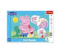 Trefl- Peppa Pig Puzzle per Bambini, Multicolore, 31434