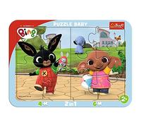 Trefl-Per Bambini da 2 Anni Puzzles, Colore Bunny, Giochi Di Bing, One size