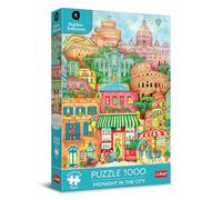 Trefl Premium Plus Quality Madalina Tantareanu: Mezzanotte a Roma-1000 pezzi, serie di puzzle con illustrazioni dell'artista rumeno, per adulti e bambini dai 14 anni in su, Multicolore, 12072