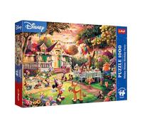 Trefl Premium Plus Quality - Puzzle Disney, Festa di Compleanno Topolino - 1000 pezzi, serie di puzzle con eroi, per adulti e bambini dai 14 anni in su
