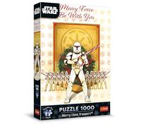 Trefl Premium Plus Quality - Puzzle di Natale Star Wars: Pattuglia Natalizia Stormtrooper - 1000 Pezzi, Eroi Preferiti, per Adulti e Bambini dai 14 anni