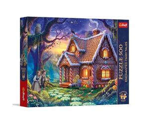 Trefl Premium Plus Quality - Puzzle Fiabe Incantate: Hansel e Gretel - 500 pezzi, serie Temi senza tempo, pezzi che si incastrano perfettamente, per adulti e bambini dai 10 anni in su
