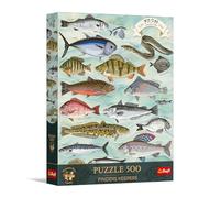Trefl Premium Plus Quality-Puzzle Finders Keepers: Pesci-500, serie Motivi senza tempo, pezzi perfettamente incastrabili, per adulti e bambini dai 10 anni in su, Multicolore, 37609