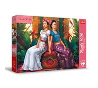 Trefl Premium Plus Quality - Puzzle Frida Kahlo, Due volti - 1000 pezzi, serie di puzzle dell'artista Frida Kahlo, per adulti e bambini dai 14 anni in su
