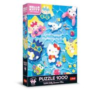 Trefl Premium Plus Quality - Puzzle Hello Kitty Summer Vibes - 1000 Pezzi, Serie di Puzzle con i Personaggi Più Amati, per Adulti e Bambini dai 14 anni