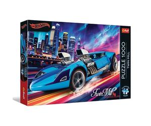 Trefl Premium Plus Quality - Puzzle Hot Wheels: Twin Mill - 1000 pezzi, serie Timeless Motifs, pezzi perfettamente incastrabili, per adulti e bambini dai 14 anni in su
