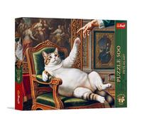 Trefl Premium Plus Quality - Puzzle Pets as Art: Sua Altezza Soffice - 500 pezzi, serie Motivi senza tempo, perfetta combinazione dei pezzi, per adulti e bambini dai 10 anni in su