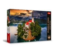Trefl - Puzzle Odissea fotografica Premium Plus: Lago di Bled, Slovenia - 1000 Pezzi