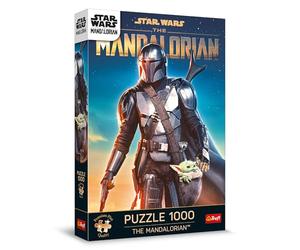 Trefl Premium Plus Quality - Puzzle Star Wars The Mandalorian - 1000 Pezzi, Serie di Puzzle con i Personaggi Più Amati, Pezzi Perfettamente Corrispondenti, per Adulti e Bambini dai 12 Anni