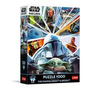Trefl Premium Plus Quality - Puzzle Star Wars, The Mandalorian & Grogu - 1.000 pezzi, una serie di puzzle con i personaggi più amati, per adulti e ragazzi dai 14 anni in su