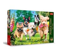 Trefl Premium Plus Quality - Puzzle Tea Time: Arrivano i guai! - 1000 Pezzi, Serie di Immagini Nostalgiche Dipinte, Tessere Perfettamente Abbinabili, per Adulti e Bambini a partire dai 12 Anni