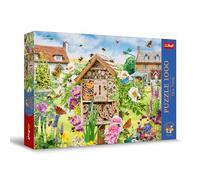 Trefl Premium Plus Quality - Puzzle Tea Time: Casetta delle api - 1000 Pezzi, Serie di Immagini Nostalgiche Dipinte, Tessere Perfettamente Abbinabili, per Adulti e Bambini a partire dai 12 Anni