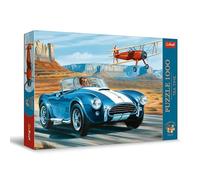 Trefl Premium Plus Quality - Puzzle Tea Time: Gara nel Deserto - 1000 Pezzi, Serie di Immagini Nostalgiche Dipinte, Tessere Perfettamente Abbinabili, per Adulti e Bambini a partire dai 12 Anni
