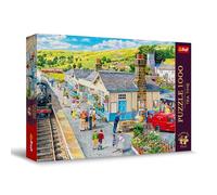 Puzzle 1000 pezzi - Premium Plus - Ore del Tè - Stazione Ferroviaria