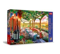 Trefl Puzzle Premium Plus Tea Time – Vigneto Italiano, 1000 pezzi, immagini nostalgiche