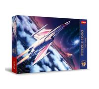 Trefl Premium Plus Quality-Puzzle Tea Time: Volo nello Spazio-1000 Pezzi, Serie di Immagini Nostalgiche Dipinte, per Adulti e Bambini a partire dai 14 anni di età, Multicolore, 12075