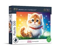 Trefl Prime - Puzzle UFT Cuteness Overload: Charming Kitten - 500 Pezzi - Cartone più Spesso, Puzzle Moderno per gli Appassionati di Gatti, Intrattenimento Creativo per Adulti e Bambini dai 10 anni