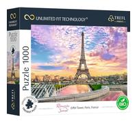 Trefl Prime - Puzzle Uft Romantic Sunset: Eiffel Tower, Paris, France - 1000 Elementi, Cartone Più Spesso, Bio, Torre Di Eiffel, Parigi, Francia, Tramonto, Intrattenimento Creativo