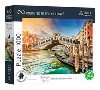 Trefl Prime - Puzzle Uft Romantic Sunset: Rialto Bridge, Venice, Italy - 1000 Elementi, Cartone Più Spesso, Bio, Italia, Venezia, Tramonto, Intrattenimento Creativo Per Adulti E Bambini Sopra