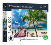 Trefl Prime - Puzzle Uft Wanderlust: Paradise Beach, Bora-Bora - 1000 Elementi, Cartone Più Spesso, Bio, Eco, Spiaggia Del Paradiso, Vacanze, Palme, Intrattenimento Creativo