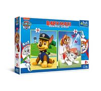 Puzzle doppio TREFL Paw Patrol: Chase, Marshall e Skye Baby Maxi
