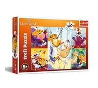 Trefl - Puzzle 100 pezzi, Il coraggioso Re Leone, Lion King, 5+ | Sviluppo della concentrazione e della percezione, alta qualità, puzzle ricchi di dettagli, puzzle colorati per bambini