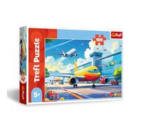 Trefl - Puzzle 100 pezzi, Il Re dei Cieli, Puzzle con gli aerei, 5+ | Sviluppo della concentrazione e della percezione, alta qualità, puzzle ricchi di dettagli, puzzle colorati per bambini