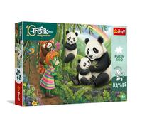 Trefl - Puzzle 100 pezzi, Inspired By Nature, Panda, 5+ | Sviluppo della concentrazione e della percezione, alta qualità, puzzle ricchi di dettagli, puzzle colorati per bambini