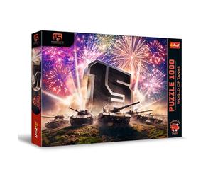 Trefl - Puzzle 1000 Il 15° anniversario di World of Tanks, Premium Plus