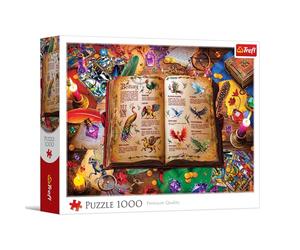 Trefl - Puzzle 1000 pezzi, Atlante degli uccelli fantastici