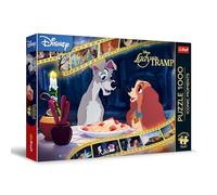 Trefl - Puzzle 1000 pezzi, Il bastardino innamorato, Premium Plus, Disney