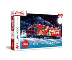 Trefl - Puzzle 1000 pezzi, Il camion di Natale, Coca Cola
