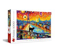 Trefl - Puzzle 1000 pezzi, Il gatto a Parigi, Puzzle classici