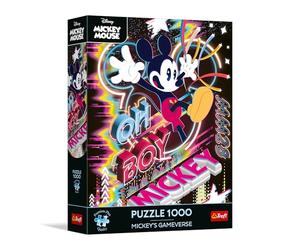 Trefl - Puzzle 1000 pezzi, Il mondo virtuale di Topolino, Premium Plus