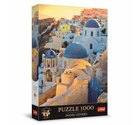 Trefl - Puzzle 1000 pezzi, La cittadina di Oia, Santorini, Premium Plus