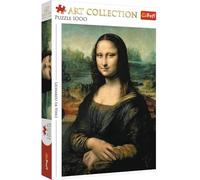 Trefl - Puzzle 1000 pezzi, Mona Lisa, Art Collection, Puzzle classici