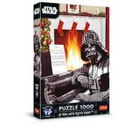 Trefl - Puzzle 1000 pezzi, Natale con Darth Vader, Premium Plus Star Wars