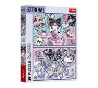 Trefl 2 in 1, scherzi di Kuromi-2 x 200 pezzi-Set di due puzzle per adolescenti, Multicolore, 13345