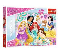 Trefl - Puzzle 200 pezzi, Il gioioso mondo delle principesse, Disney, 7+ | Sviluppo della concentrazione e dell’osservazione, alta qualità, regalo perfetto, puzzle colorati ricchi di dettagli