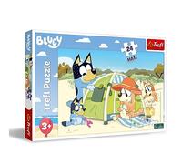 Trefl - Puzzle 24 Maxi Elementi, Una splendida giornata con Bluey, 3+ | 24 elementi grandi, sviluppo della concentrazione e della percezione, alta qualità, regalo perfetto, personaggi delle fiabe