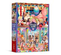 Trefl Puzzle 2in1 Gli Amici Morbidi – 2 x 500 pezzi, set per adulti e bambini 10+