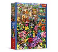 Trefl 2in1: Lavori in Giardino-2 x 500 Pezzi-Set di Due Puzzle, Fai da te, Intrattenimento Creativo, per Adulti e Bambini dai 10 anni, Multicolore, 37529