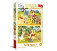 Puzzle 2x24 giorni in giardino Disney Winnie the Pooh