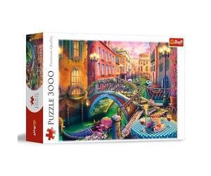 Trefl - Puzzle 3000 pezzi, Una serata a Venezia, Italia, romantica