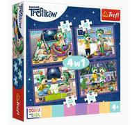 Trefl - Puzzle 4in1 Treflíci - 1-39 Pezzi