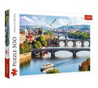 Trefl - Puzzle 500 pezzi, Praga, Repubblica Ceca, Puzzle classici | Per bambini e adulti dai 10 anni in su, alta qualità, intrattenimento creativo, pezzi perfettamente incastrabili